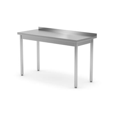 Stůl sezadní deskou – šroubovaný, hloubka 600 mm, HENDI, Profi Line, 1000x600x(H)850mm | 811245